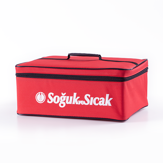 Soğutucu Straforlu Taşıma Çantası Kırmızı  5 Lt